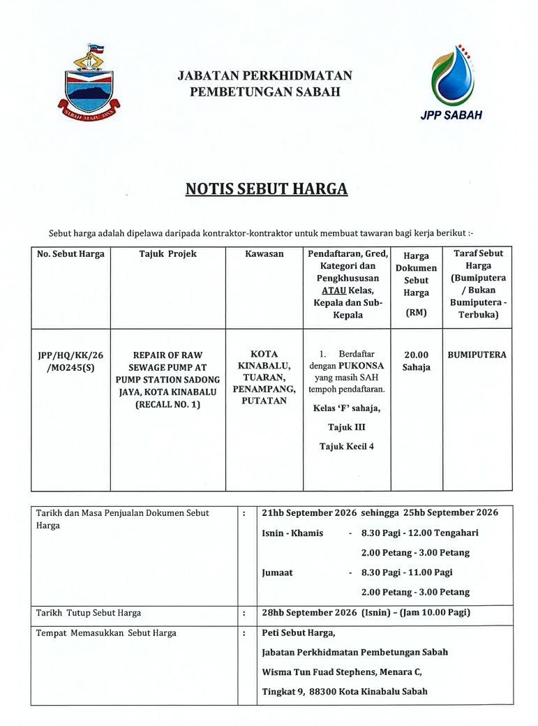 KOTA KINABALU, TUARAN, PENAMPANG, PUTATAN