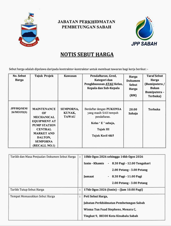 SEMPORNA, KUNAK, TAWAU