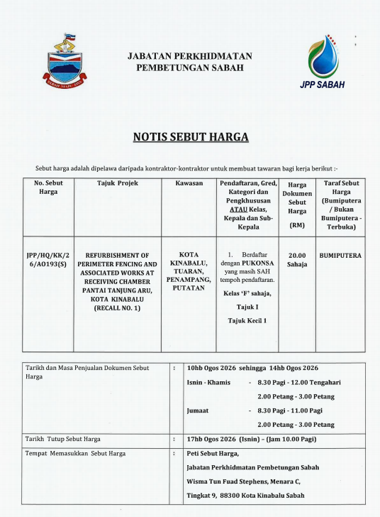 KOTA KINABALU, TUARAN, PENAMPANG, PUTATAN