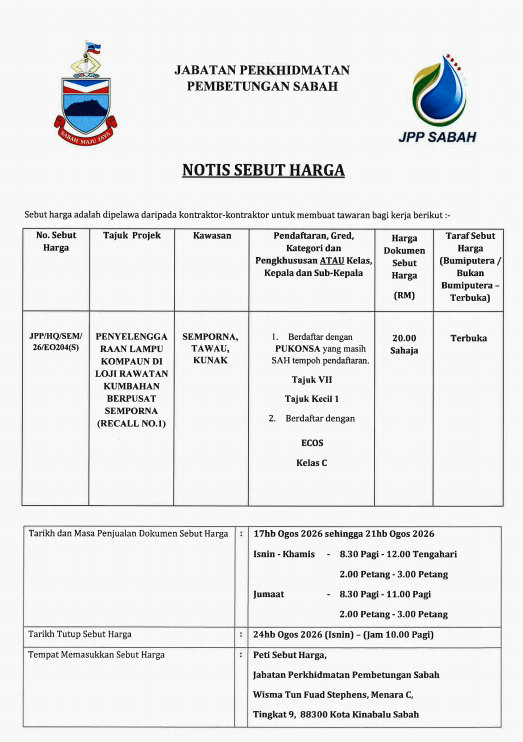 SEMPORNA, TAWAU, KUNAK